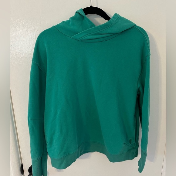 Free people movement double overtime green hoodie - Picture 3 of 5
